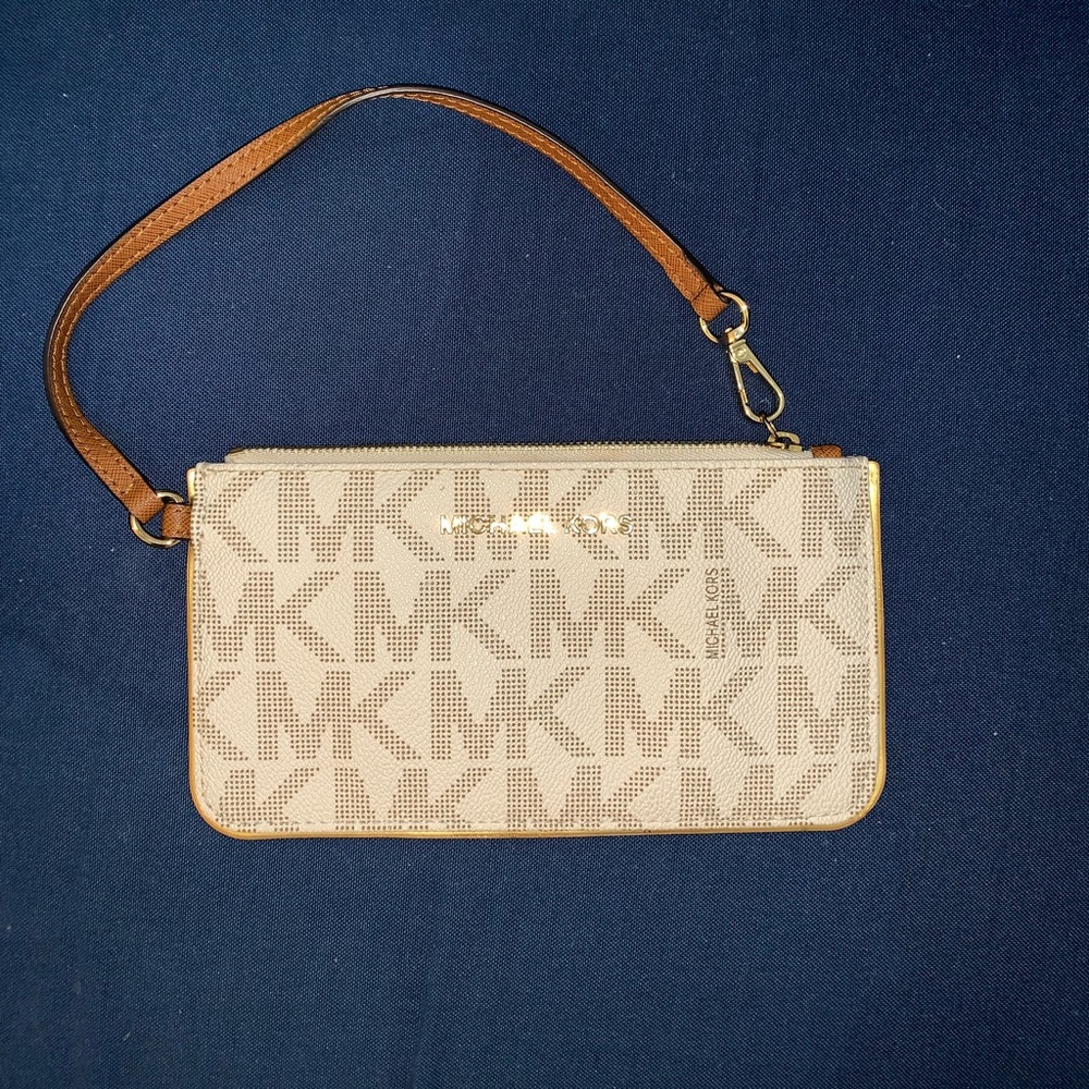 Michael Kors Monogram Wristlet